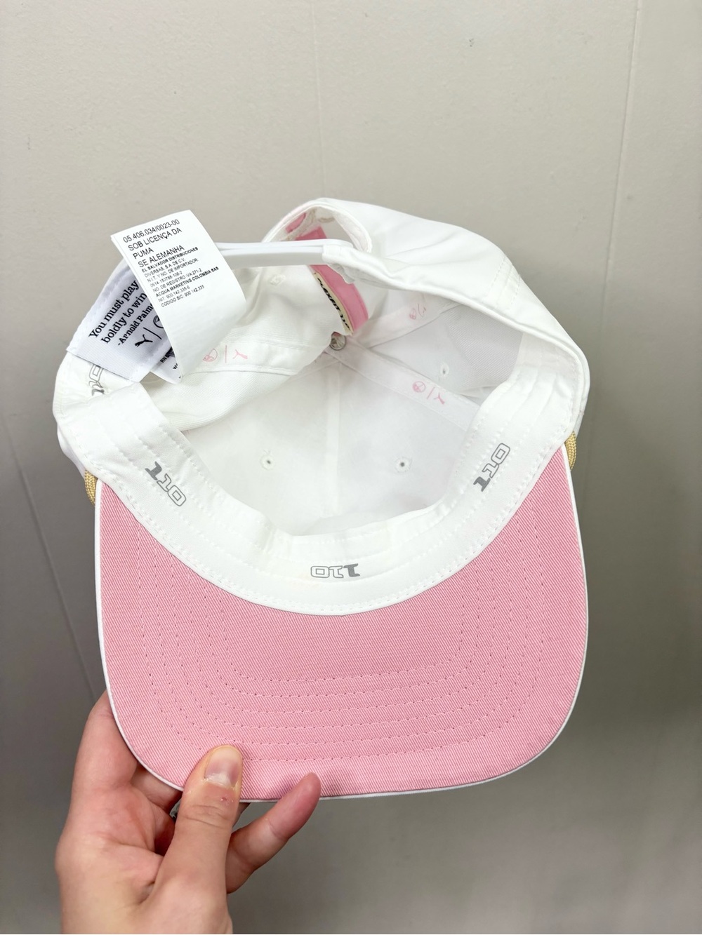 PUMA x Arnold Palmer Thirst Quencher snapback golf hat white rope detail new - Picture 4 of 6
